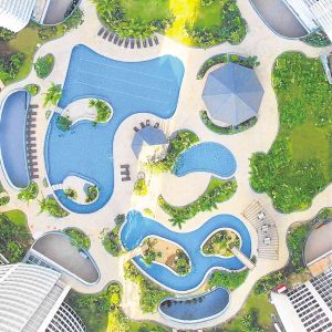E-Rockwell | Arial View Pool